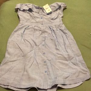 Striped sleeveless dress